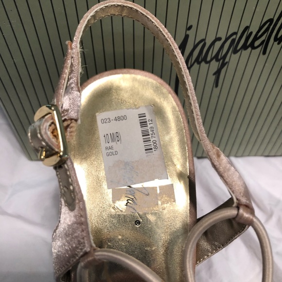 Gold Dress Sandals - Picture 3 of 5